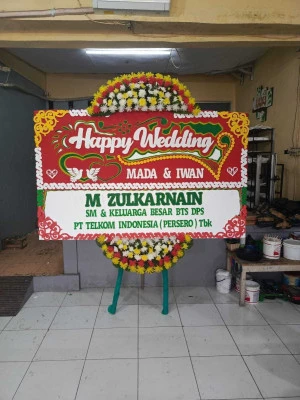 Papan Bunga di Bandara Soekarno Hatta