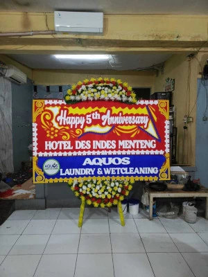Papan Bunga di Bandara Soekarno Hatta